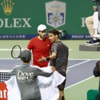 Murray playing with metal and fire